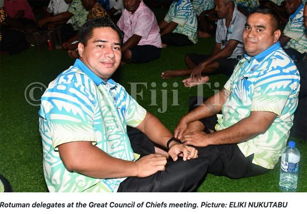 Rotuma chief hails GCC