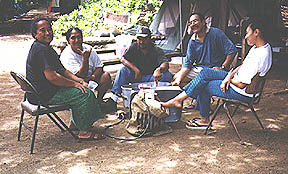 photo: aunties and uncles chatting